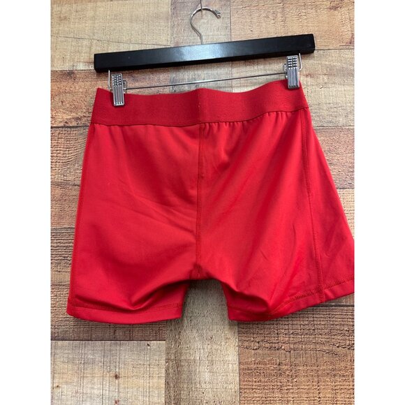Adidas Womens Aeroready Red Compression Shorts Size M - Picture 4 of 6